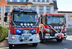Jednostki OSP z Sulmina i Ostrzyc odebrały nowe wozy bojowe
