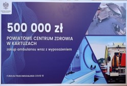 dofinansowanie zakupu ambulansu w wys. 500 tys. zł