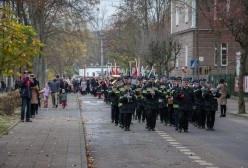 Uroczystości święta Niepodległości w Kartuzach.