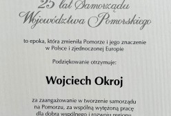 Wojciech Okroj - nagrodzony przez marszałka województwa 