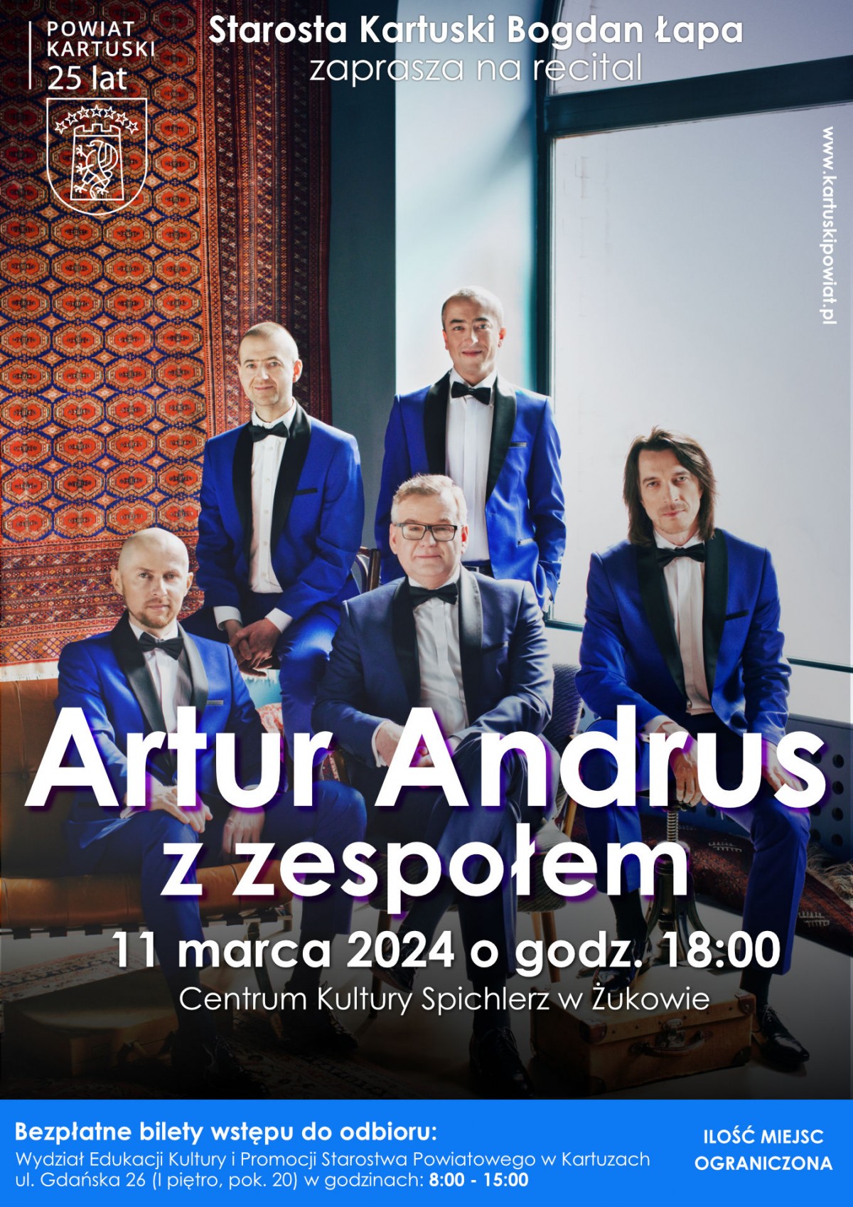 Recital Artura Andrusa z zespołem